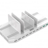 Universeel oplaadstation 10× USB 96 W met snel laden QC 3.0