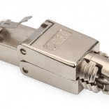 In het veld monteerbare RJ45-connector DIGITUS Cat 6A, afgeschermd, gereedschapsloos, PoE++, 10GbE