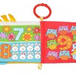 Stoffen babyboekje 15 × 15 cm