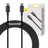 Kabel BASEUS Superior USB‑C naar USB‑C 100 W, 2 m, zwart