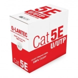Q-LANTEC datakabel U/UTP cat. 5e, PVC, 100% koper, 305 m