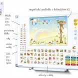 Magnetische kalender voor kinderen - Kleuterschool met 114 magneten