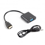 HDMI-naar-VGA-adapter met audio-uitgang