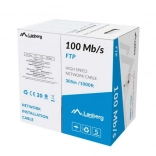 LAN-kabel FTP 100Mb/s 305m grijs