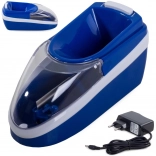 Elektrische sigarettenmaker in blauwe kleur