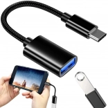 USB-C naar USB-A 3.0 OTG adapter met gevlochten kabel