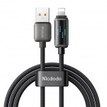 USB-A naar Lightning kabel Mcdodo met LED-display 1,2 m