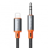 Audiokabel Mcdodo Lightning naar 3,5 mm AUX, 1,8 m, zwart