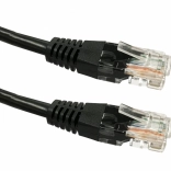 Patchkabel RJ45 UTP Cat 5e 1 m zwart