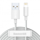 Set van USB naar Lightning Baseus Simple Wisdom datakabels