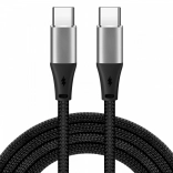 USB-C kabel zwart 1m