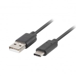 USB-kabel USB-C naar USB-A 3.1 1,8 m zwart van massief koper