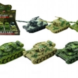 Kunststoftank 11 cm met vliegwielaandrijving – 3 kleuren, doos 10 stuks