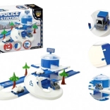 Wader Play Tracks City politiebureau, baan 3,8 m met 3 autootjes